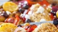 Greek Sheet Pan Chicken Dinner Greek Sheet Pan Chicken Dinner