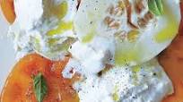 Tomato, Pickled Melon and Burrata Salad Tomato, Pickled Melon and Burrata Salad
