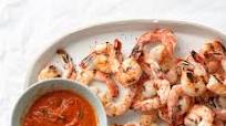 Spiced grilled shrimp with smoky Spanish vinaigrette Spiced grilled shrimp with smoky Spanish vinaigrette