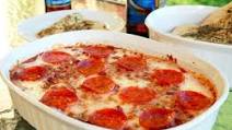 Quick and Easy 4 Layer Pizza Dip Quick and Easy 4 Layer Pizza Dip