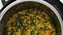 Instant Pot Spinach Brown Rice Instant Pot Spinach Brown Rice