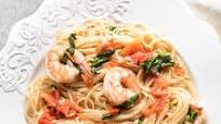 Angel Hair Pasta with Shrimp, Tomatoes and Fresh Basil Angel Hair Pasta with Shrimp, Tomatoes and Fresh Basil