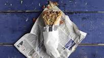Cod gyros souvlaki Cod gyros souvlaki