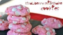 Strawberry Milkshake Cookies Strawberry Milkshake Cookies