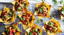 Muffin Tin Mini Tostadas Muffin Tin Mini Tostadas
