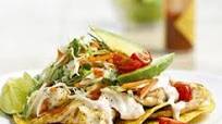 Fast & Easy Dinner: Fish Tostadas With Chili Lime Cream Fast & Easy Dinner: Fish Tostadas With Chili Lime Cream