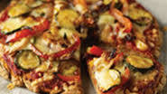 Red onion courgette and pepper pizza Red onion courgette and pepper pizza