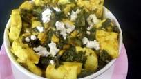 Palak-Paneer Bhurji Palak-Paneer Bhurji