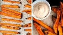 Crisp Yam Fries with Chipotle Aioli Crisp Yam Fries with Chipotle Aioli