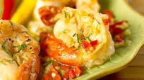 Jumbo Tiger Prawns with Beer, Chilies and Garlic Jumbo Tiger Prawns with Beer, Chilies and Garlic