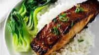Ginger-Miso Glazed Salmon Ginger-Miso Glazed Salmon