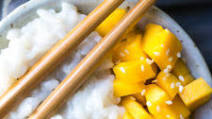 Pressure Cooker Mango Sticky Rice with Coconut Cream Pressure Cooker Mango Sticky Rice with Coconut Cream