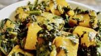 आलू पालक की सूखी सब्जी बनाने की विधि Aloo Palak Sabzi Recipe Vidhi आलू पालक की सूखी सब्जी बनाने की विधि Aloo Palak Sabzi Recipe Vidhi