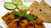 Kadai Aloo Gobi ~ Purple Potatoes & Cauliflower Curry Kadai Aloo Gobi ~ Purple Potatoes & Cauliflower Curry