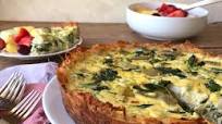 Spinach-Artichoke Quiche With Cheesy Hash Brown Crust Spinach-Artichoke Quiche With Cheesy Hash Brown Crust