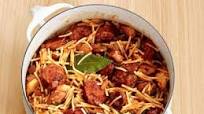 Spanish-Style Noodles with Chicken and Sausage Spanish-Style Noodles with Chicken and Sausage