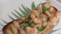 Shrimp & White Bean Bruschetta Shrimp & White Bean Bruschetta