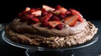 Chocolate Pavlova With Chocolate Mousse Chocolate Pavlova With Chocolate Mousse