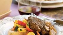 Hamburger Steak With Sweet Onion-Mushroom Gravy Hamburger Steak With Sweet Onion-Mushroom Gravy