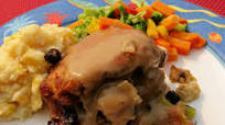 Baked Stuffed Pork Chops and Pan Gravy Baked Stuffed Pork Chops and Pan Gravy