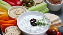 Tzatziki Sauce and Vegetable Platter Tzatziki Sauce and Vegetable Platter