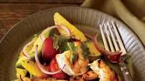 Grilled Shrimp with Mom's Avocado-and-Orange Salad Grilled Shrimp with Mom's Avocado-and-Orange Salad
