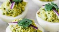 Avocado Deviled Eggs Avocado Deviled Eggs