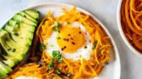 Butternut Squash Noodle Nests and Eggs Butternut Squash Noodle Nests and Eggs
