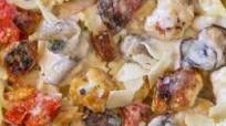 The Cheesecake Factory Farfalle with Chicken and Roasted Garlic (Copycat) - Dinner, then Dessert The Cheesecake Factory Farfalle with Chicken and Roasted Garlic (Copycat) - Dinner, then Dessert
