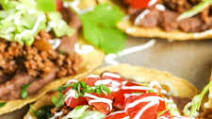 Ground Beef Tostadas Ground Beef Tostadas