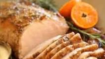 Pork Loin Roast with Maple Glaze, Apples and Cranberries Pork Loin Roast with Maple Glaze, Apples and Cranberries