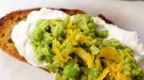 Smashed Pea Whipped Ricotta Crostini Recipe Smashed Pea Whipped Ricotta Crostini Recipe
