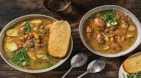 Quick Irish Stew with Herb Garlic Crostini Quick Irish Stew with Herb Garlic Crostini