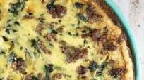 Sausage Spinach Quiche Sausage Spinach Quiche