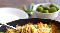 Stir Fried Noodles with Shrimp and Vegetables Stir Fried Noodles with Shrimp and Vegetables