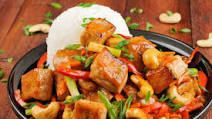 Healthy Takeout Cashew Pork With Jasmine Rice Healthy Takeout Cashew Pork With Jasmine Rice