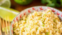 Coconut Quinoa w/ Lime Zest Coconut Quinoa w/ Lime Zest