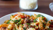 Instant Pot Pasta | Penne with Sausage in Tomato Cream Sauce Instant Pot Pasta | Penne with Sausage in Tomato Cream Sauce