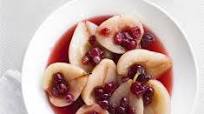 Poached pears in spiced tea Poached pears in spiced tea