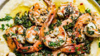 Chimichurri Shrimp with Creamy Polenta Chimichurri Shrimp with Creamy Polenta