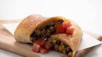 Pulled Pork Chimichangas with Beans, Corn and Cheddar Cheese stovetop cooking Pulled Pork Chimichangas with Beans, Corn and Cheddar Cheese stovetop cooking