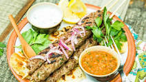 Turkish Chicken Adana Kabob Turkish Chicken Adana Kabob