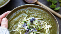 Instant Pot Detox Green Soup (+ stove top method) Instant Pot Detox Green Soup (+ stove top method)