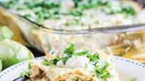 Salsa Verde Chicken Stacked Enchiladas Salsa Verde Chicken Stacked Enchiladas