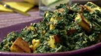 Saag Paneer: Spinach with Indian Cheese Saag Paneer: Spinach with Indian Cheese