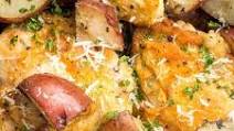 Slow-Cooker Garlic-Parmesan Chicken Slow-Cooker Garlic-Parmesan Chicken