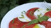Insalata Caprese or Tomato, Basil, and Mozzarella Salad Insalata Caprese or Tomato, Basil, and Mozzarella Salad