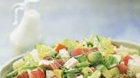 Low-Carb Chicken, Bacon, and Apple Chopped Salad Low-Carb Chicken, Bacon, and Apple Chopped Salad