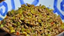 Chopped Celery with Ground Beef (Jia Chang Rou Mo Qin Cai) Chopped Celery with Ground Beef (Jia Chang Rou Mo Qin Cai)