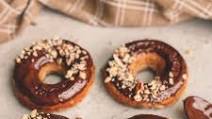 Chocolate Covered Banana Bread Donuts Chocolate Covered Banana Bread Donuts
